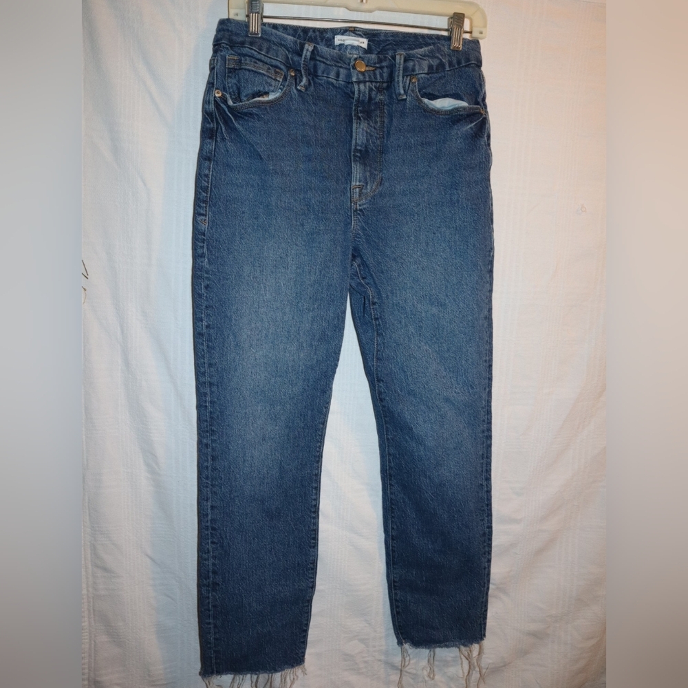Good American Light Blue Skinny Leg Jeans